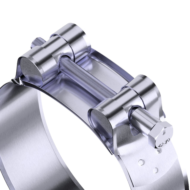 Assorterede T-bolt slangeklemmer