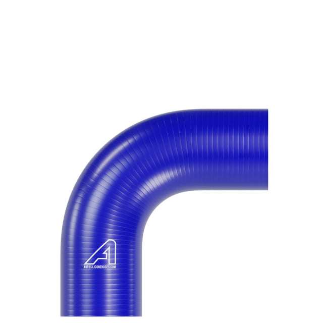 Silicone 90 Degree Hose Blue