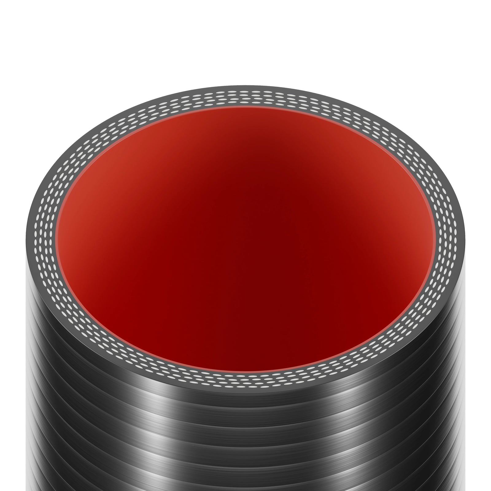 Silicone Fluoro 90 Degree 300mm Leg Hose