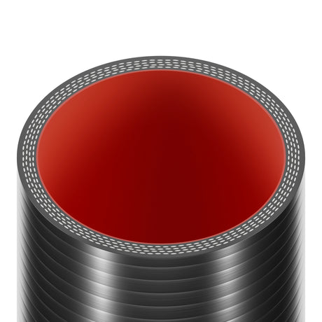 Silicone Fluoro 90 Degree 300mm Leg Hose