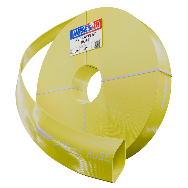 PVC Layflat Hose Yellow