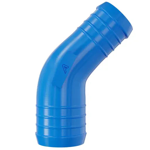 Plastic 45 Degree Reducing Joiner Blue