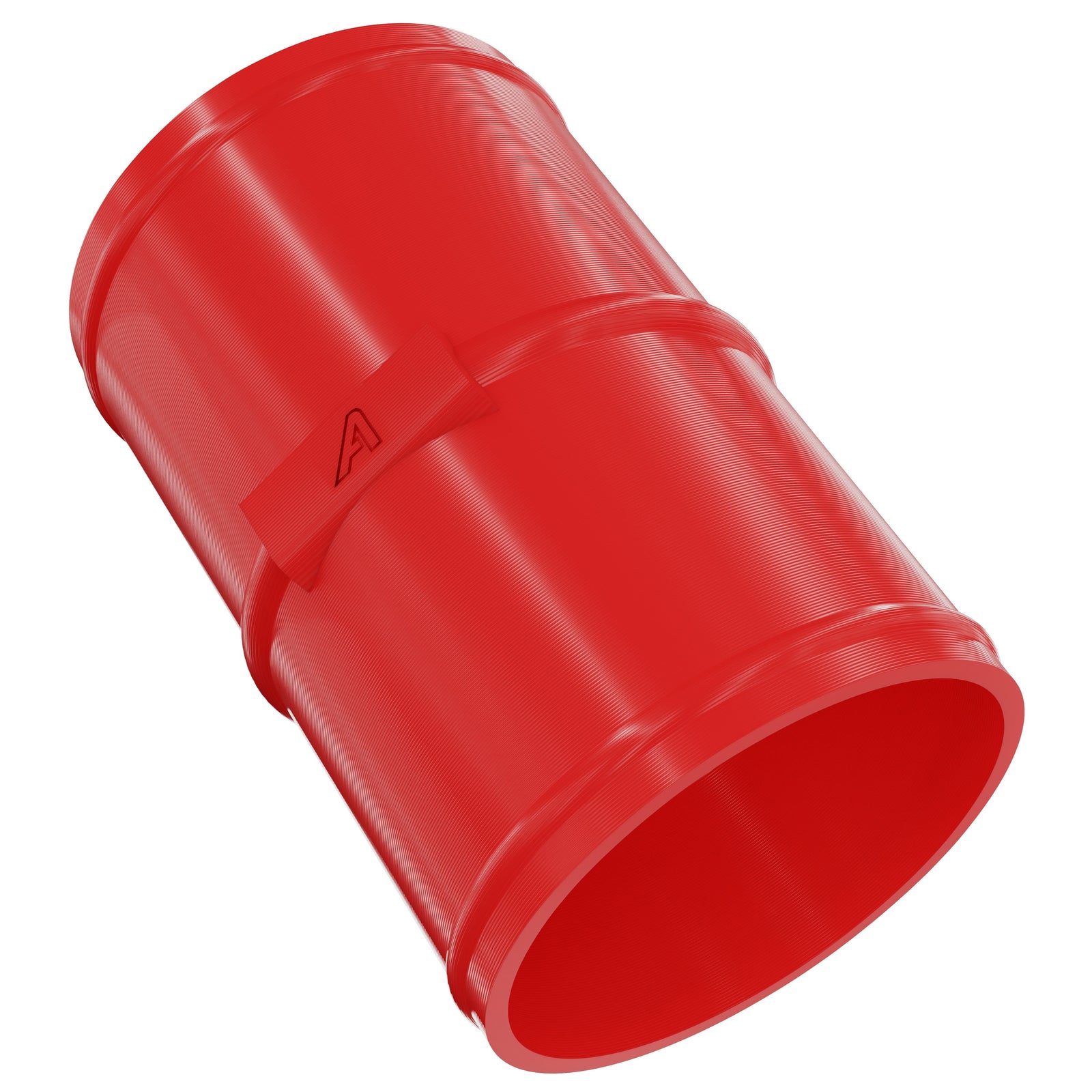 Plastic Straight Joiner For Polyurethane Ducting Red