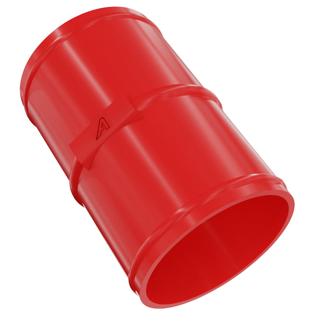Plastic Straight Joiner For Polyurethane Ducting Red