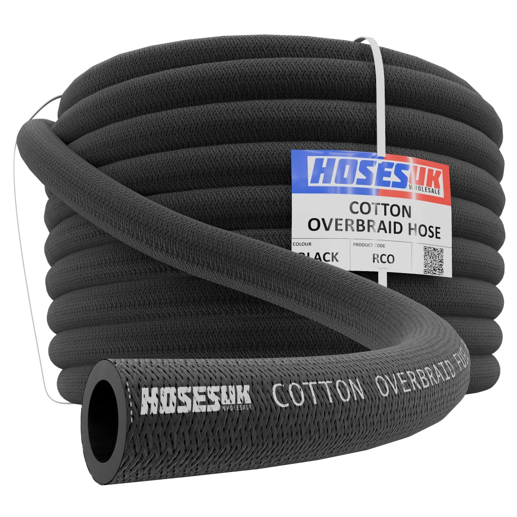 Rubber Cotton Overbraid Fuel Hose