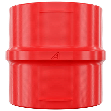 Plastic Straight Connector Red