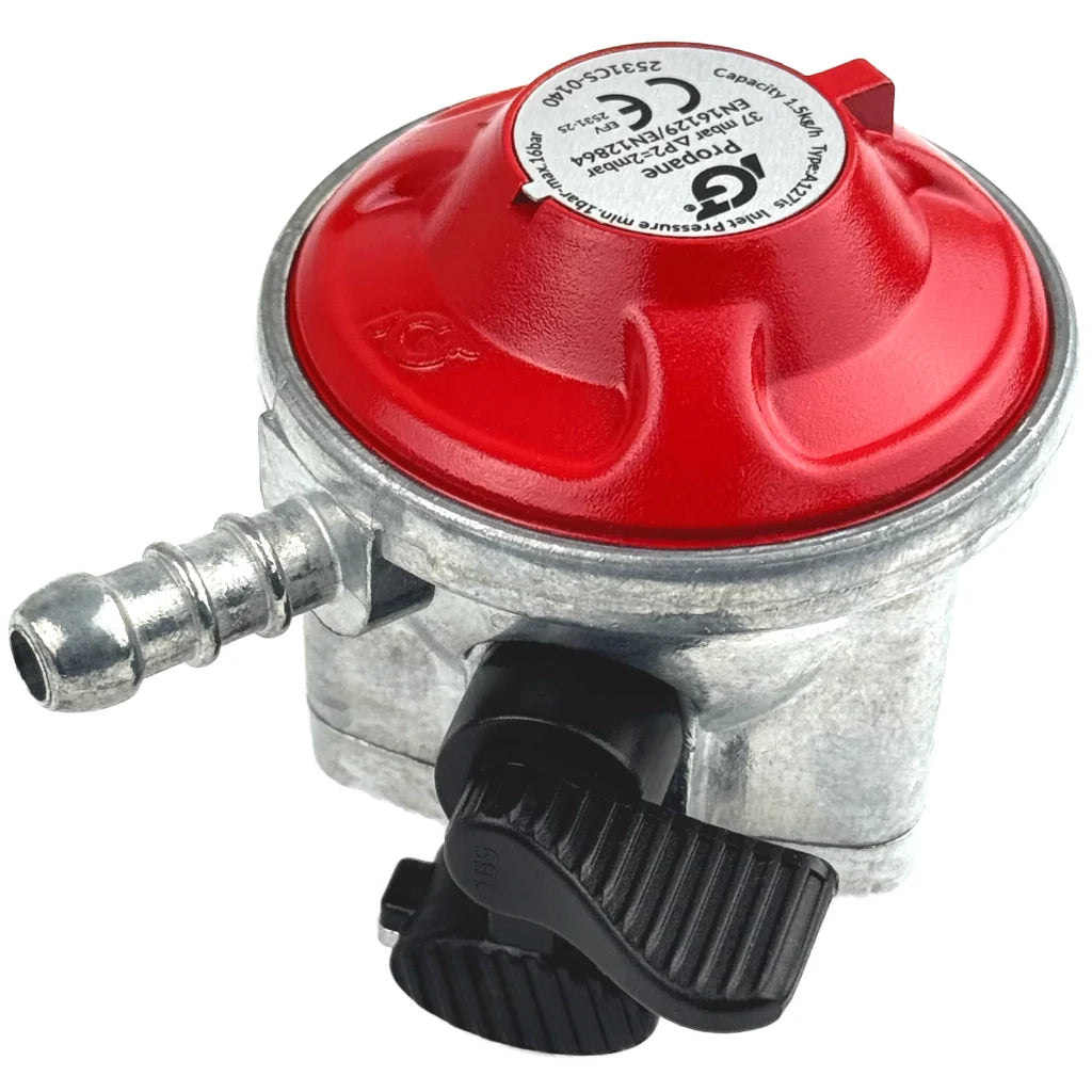 Low Pressure 27mm Propane Clip On Gas Regulator 37mbar