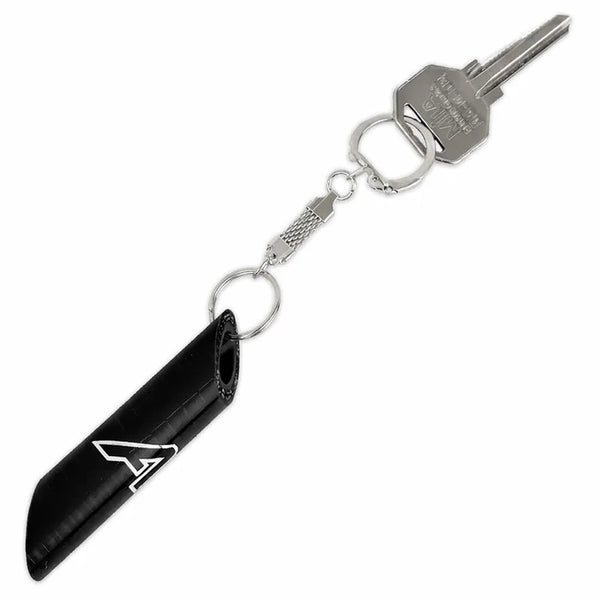Silicone Hose Key Ring Black