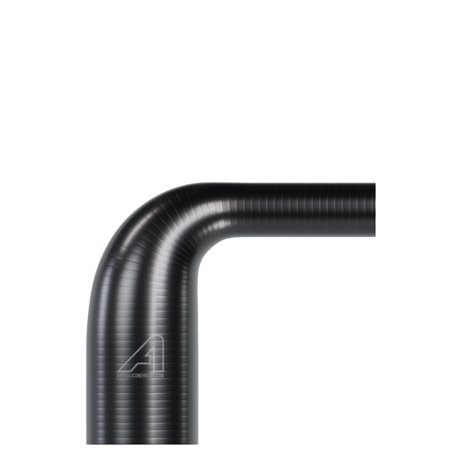 Silicone 90 Degree Reducing Hose Black