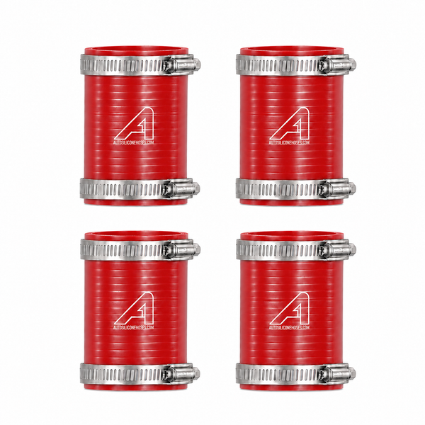 Silicone Intake Hoses For Range Rover 4.4 TDV8 L322, L405, L494 Red
