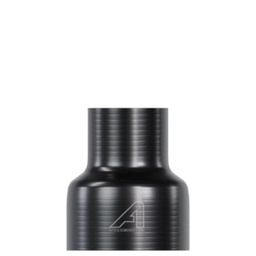 Silikone lige reduktionsslange sort