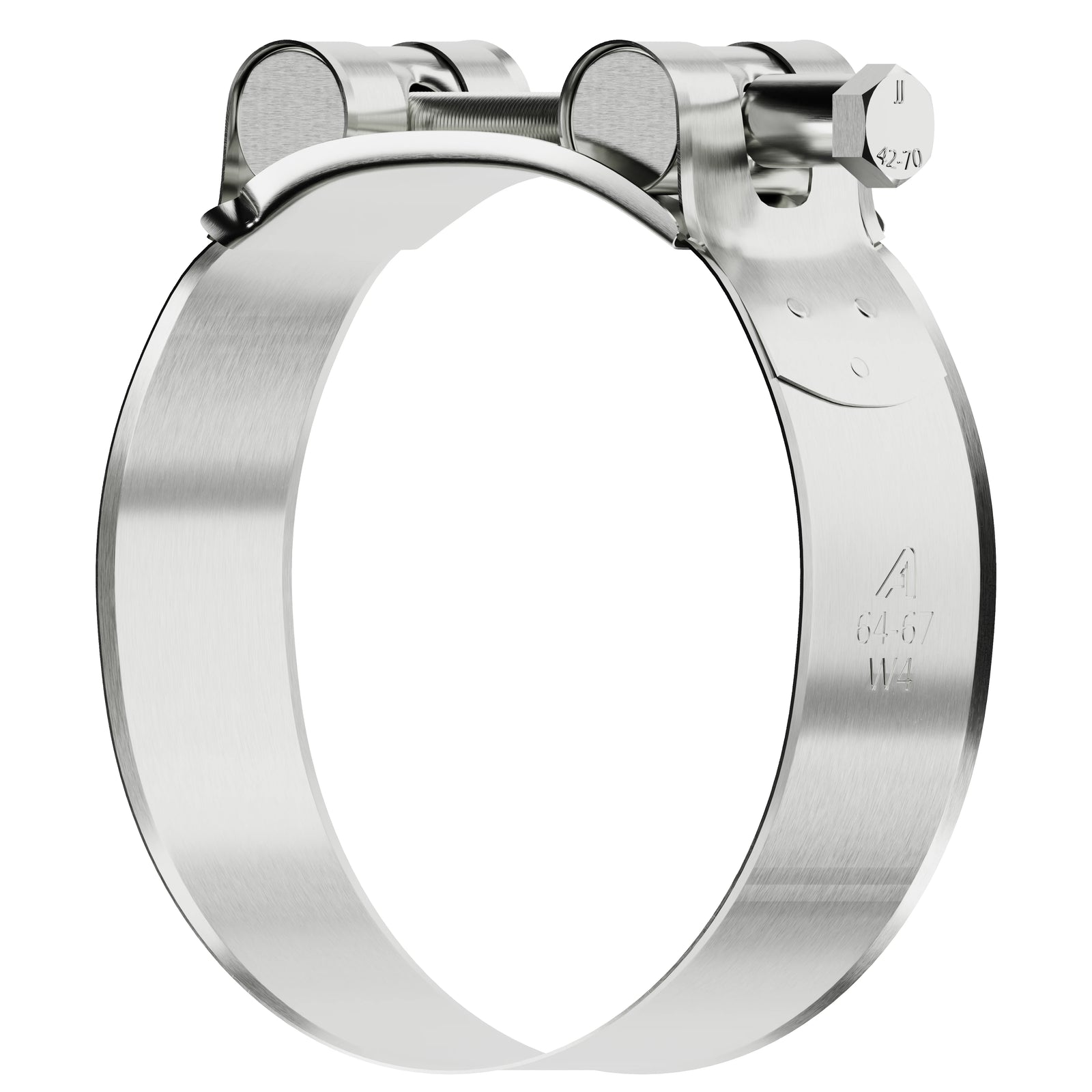 T-Bolt Hose Clamp W4 Stainless Steel